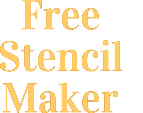 make your own printable stencils free.